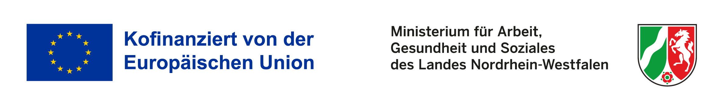 Logo: Kofinanziert durch EU und NRW Innenministerium