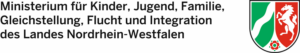 Logo: Ministerium für Kinder, Jugend, Familie, Gleichstellung, Flucht und Integration des Landes Nordrhein-Westfalen