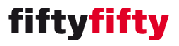 Logo: Fiftyfifty Straßenmagazin