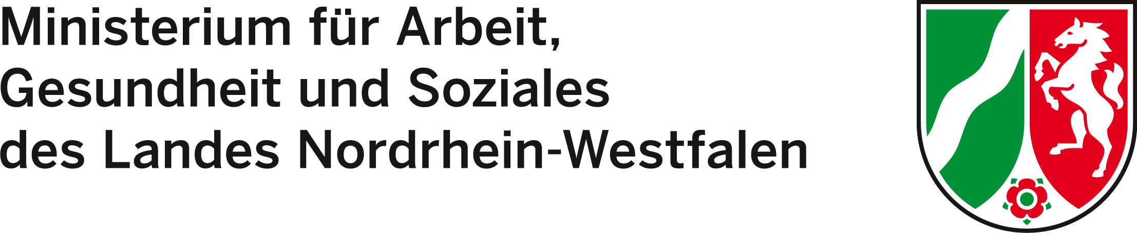 Logo: Ministerium für Arbeit, Gesundheit und Soziales des Landes Nordrhein-Westfalen